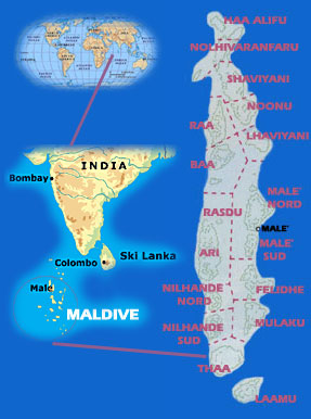 mappa Maldive